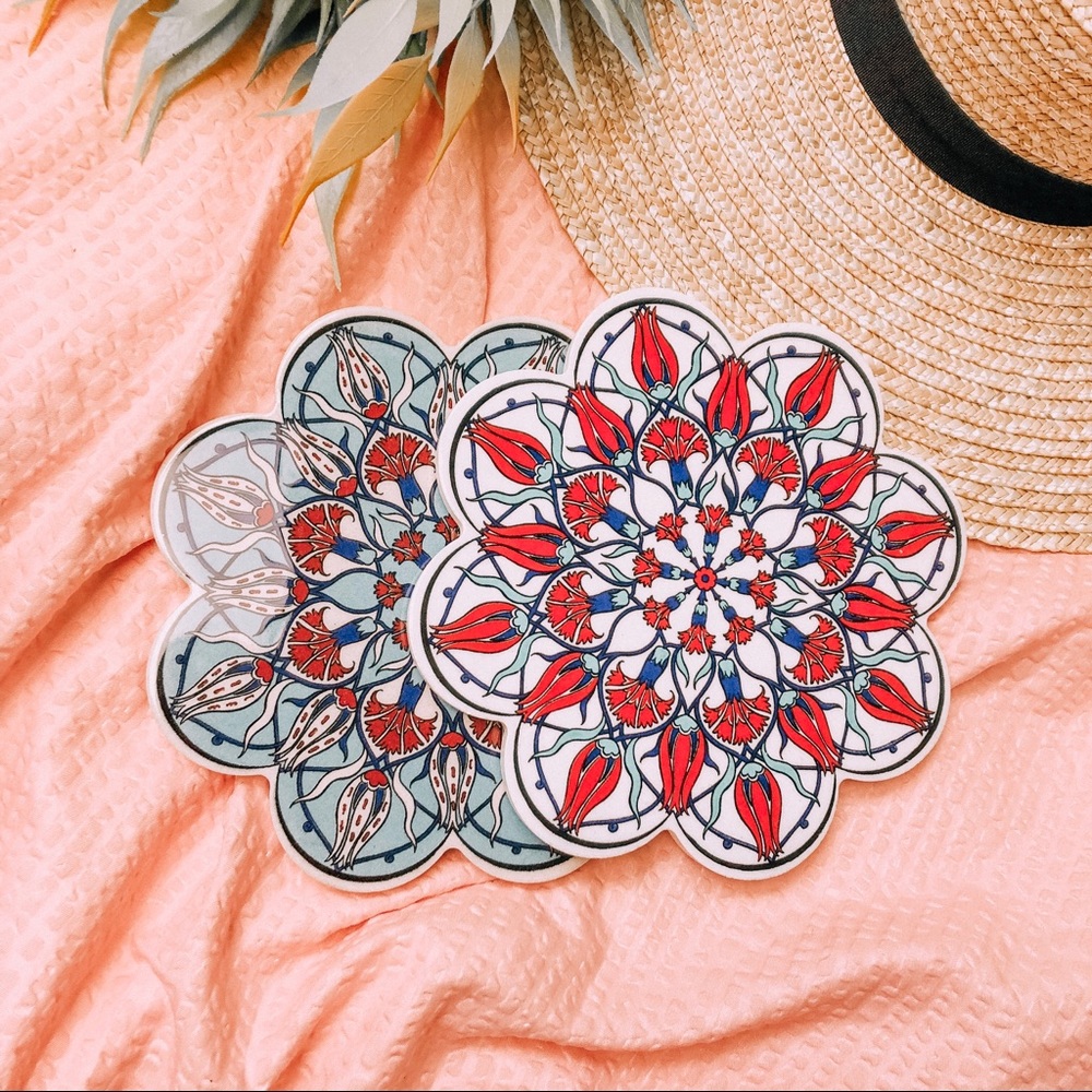 Boho Flower Hot Pads | Kitchen Tools